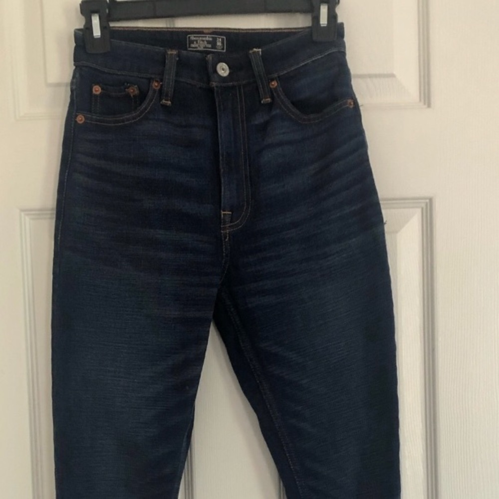 Abercombie and Fitch high rise jeans